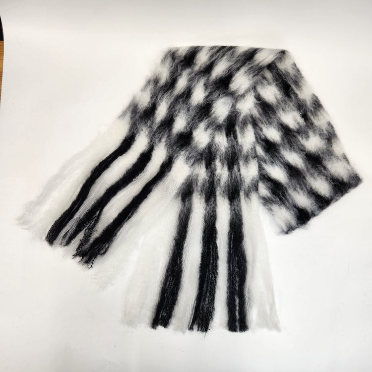 MANTAS EZCARAY / PATA DE GALLO モヘアストール