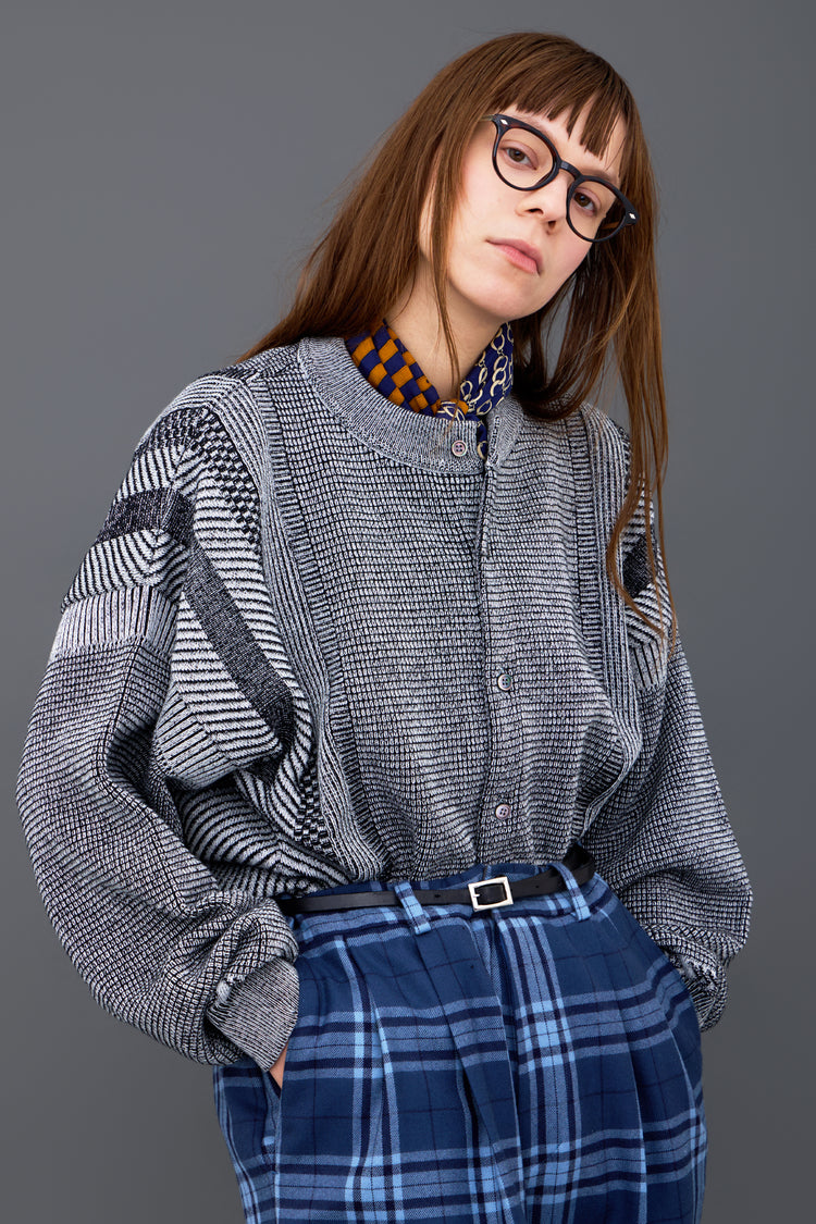 YASHIKI    Shinryo Cardigan （新涼）YSK-26AW-KN01 GREIGE