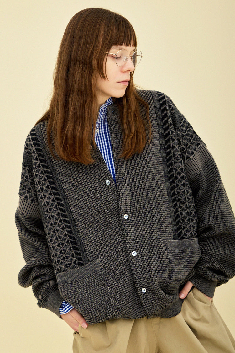 YASHIKI YSK-25AW-KN01 Ginka Cardigan BLACK 
