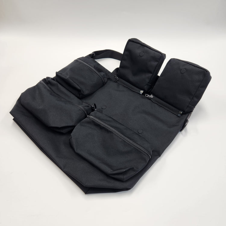 FADEN/ Chaos grid shoulder bag “006_Greenwood”