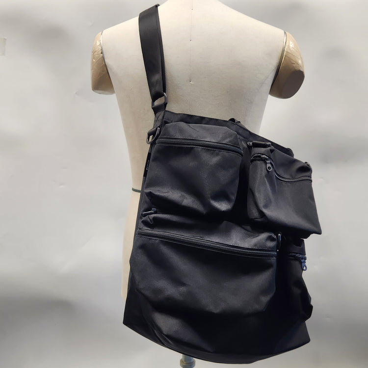 FADEN/ Chaos grid shoulder bag “006_Greenwood”