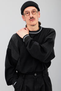 YASHIKI  YSK-25AW-KN02    Shimobashira Knit BLACK