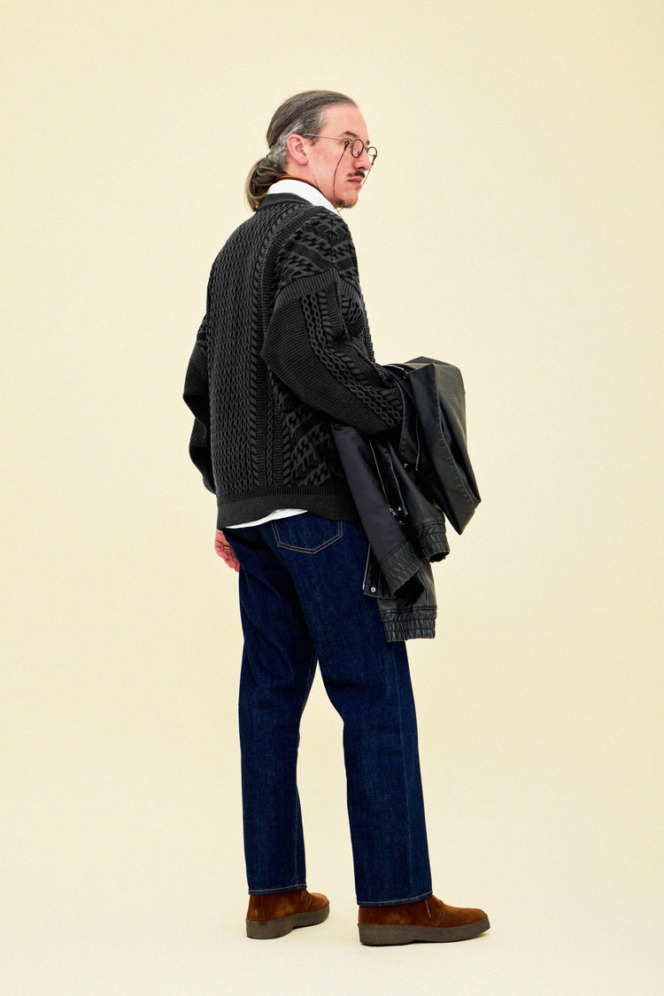 YASHIKI  YSK-25AW-KN03    Fubuki Knit BLACK