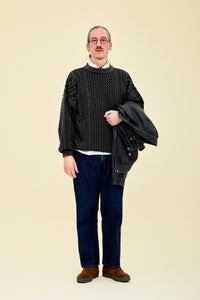 YASHIKI  YSK-25AW-KN03    Fubuki Knit BLACK