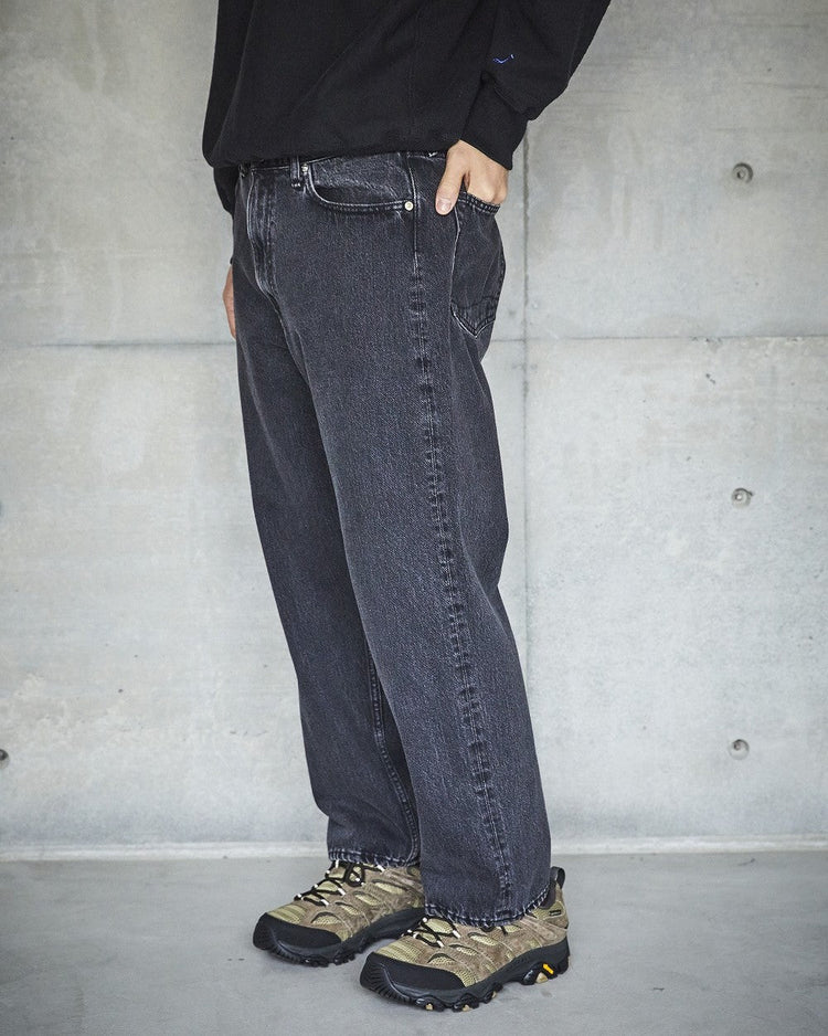 orslow  101 DAD'S FIT DENIM PANTS(UNISEX) BLACK DENIM STONE