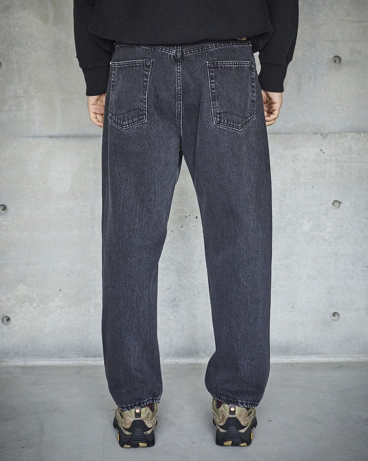 orslow  101 DAD'S FIT DENIM PANTS(UNISEX) BLACK DENIM STONE