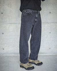 orslow  101 DAD'S FIT DENIM PANTS(UNISEX) BLACK DENIM STONE