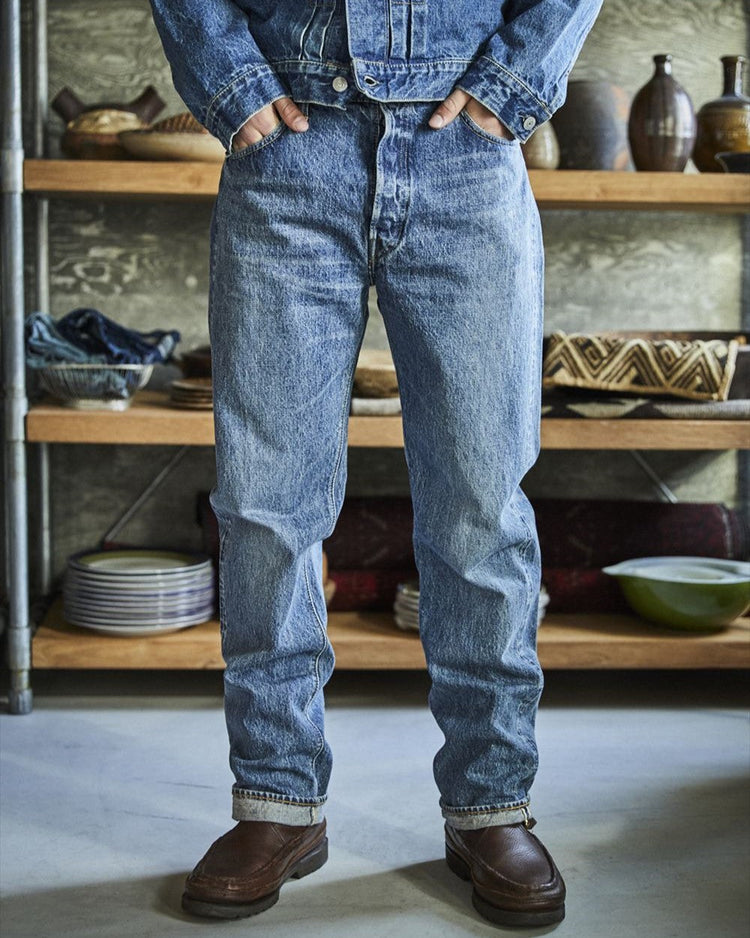 orslow  105 STANDARD SELVEDGE DENIM 2YR WASH