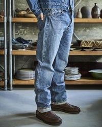 orslow  105 STANDARD SELVEDGE DENIM 2YR WASH
