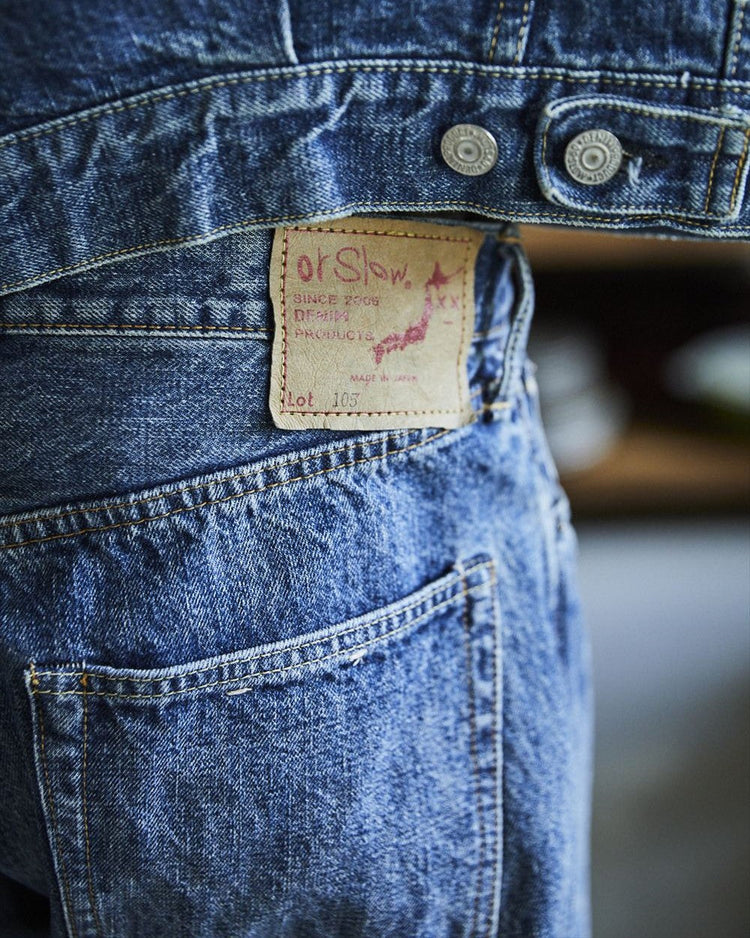 orslow  105 STANDARD SELVEDGE DENIM 2YR WASH