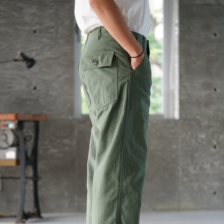 orslow   U.S ARMY FATIGUE PANTS(REGULAR FIT) GREEN