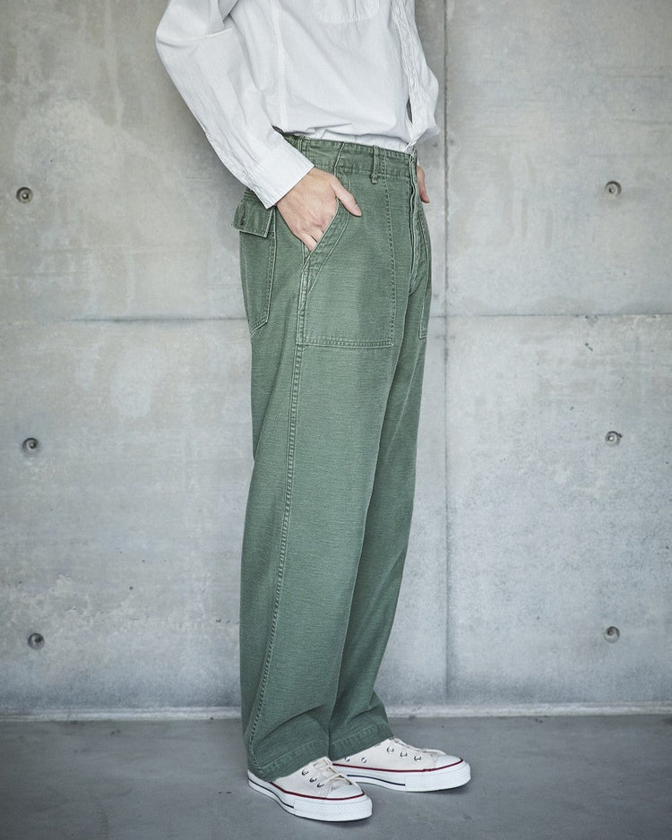 orslow   U.S ARMY FATIGUE PANTS GREEN USED