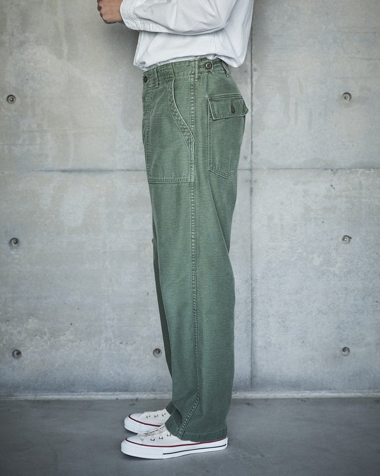 orslow   U.S ARMY FATIGUE PANTS GREEN USED