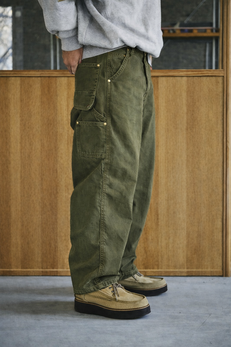 orslow  DAD'S FIT OXFORD PAINTER PANTS COFFEE BROWN 01-5328-52S