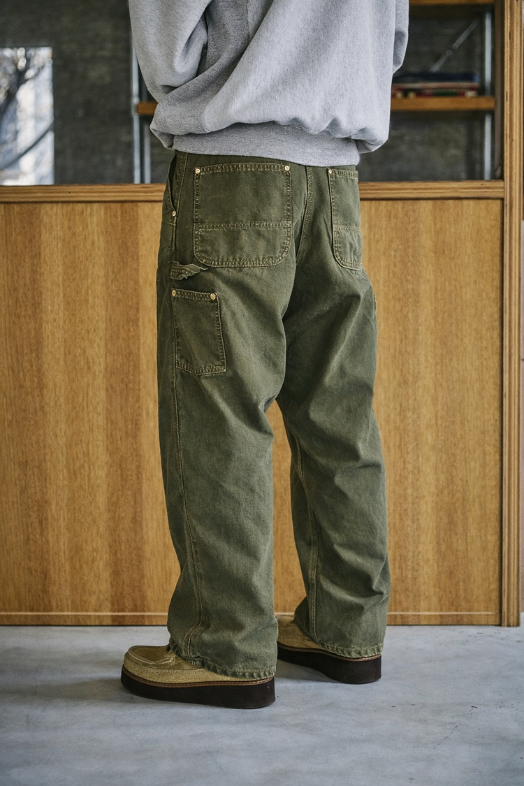 orslow  DAD'S FIT OXFORD PAINTER PANTS COFFEE BROWN 01-5328-52S