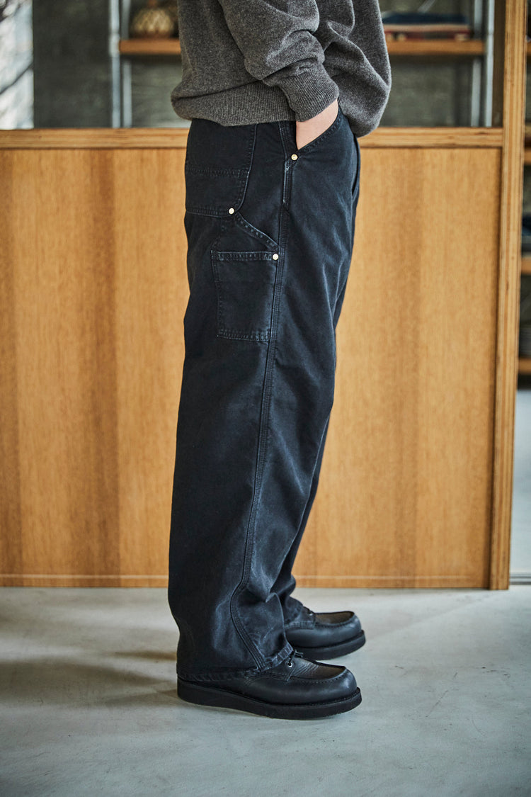 orslow / DAD'S FIT OXFORD PAINTER PANTS BLACK
