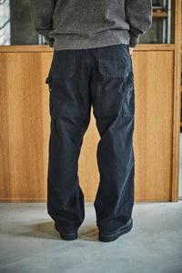 orslow DAD'S FIT OXFORD PAINTER PANTS BLACK