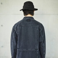 orslow / HARRIS TWEED HAT BLACK