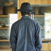 orslow / HARRIS TWEED HAT BLACK