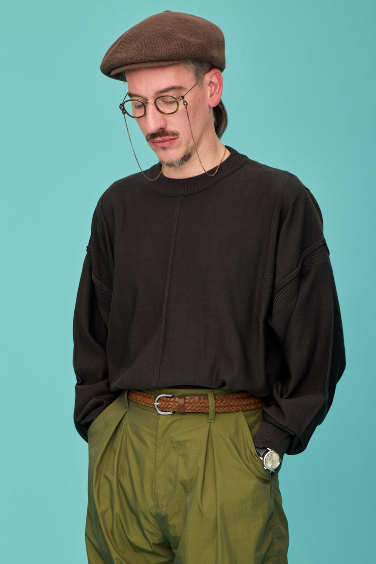 YASHIKI   Mebuki Knit （芽吹き）YSK-26SS-KN05 CHARCOAL