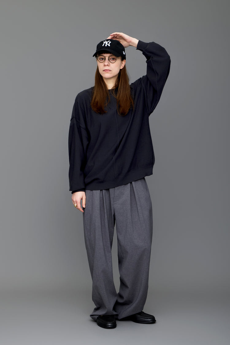 YASHIKI   Mebuki Knit （芽吹き）YSK-26SS-KN05 BLACK