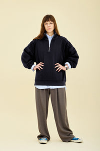 YASHIKI  Fuyushigure Half Zip Knit （冬時雨）