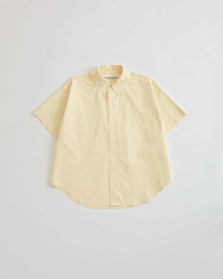 THE SHINZONE  HALF SLEEVE DADDY SHIRT 53 YELLOW