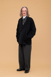 YASHIKI    Akiugumo Knit Jacket（秋雲）YSK-26AW-KN07 BLACK
