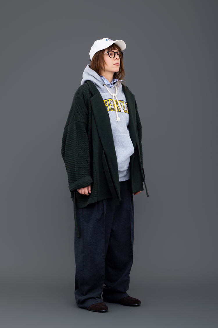 YASHIKI    Akiugumo Knit Jacket（秋雲）YSK-26AW-KN07 BLACK