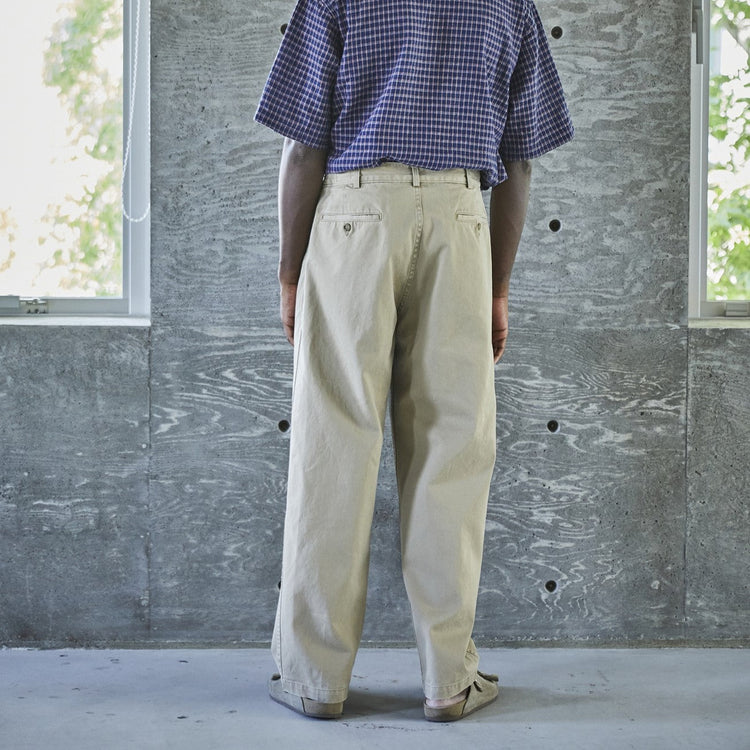 orslow / TWO TUCK WIDE TROUSERS