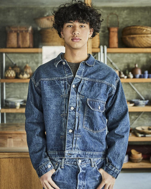 orslow   TYPE1 40'S PLEATED FRONT BLOUSE 2YR WASH