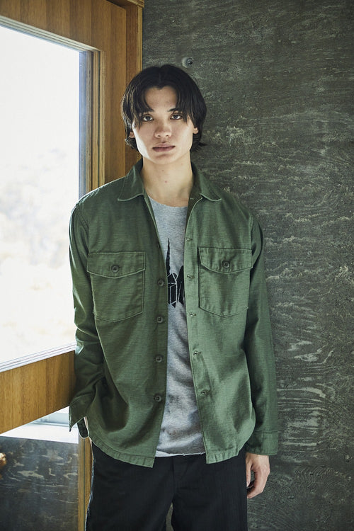 orslow RELAX FIT CHAMBRAY WORK SHIRT