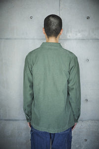orslow  ARMY FATIGUE SHIRT GREEN USED 03-8045-216