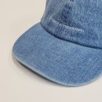 SUNNY SPORTS  / Newhattan / IIVY LEAGUE BASEBALL CAP-DENIM 33　PENNY/Lt.BLUE