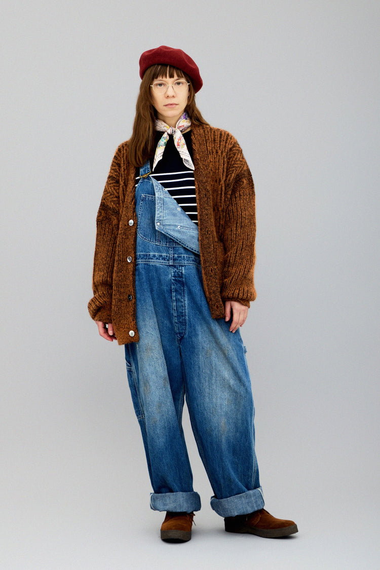 YASHIKI  Sekkei mohair Cardigan（雪景） BLACK