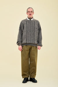 YASHIKI Sekkei mohair Knit (Snowscape) BEIGE YSK-25AW-KN11