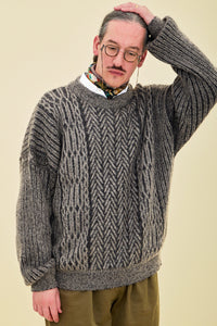 YASHIKI Sekkei mohair Knit (Snowscape) BEIGE YSK-25AW-KN11