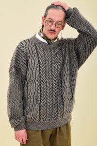 YASHIKI  Sekkei mohair Knit（雪景） BEIGE YSK-25AW-KN11