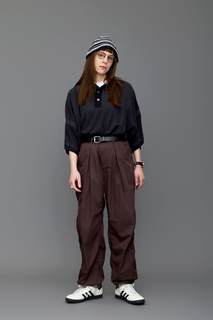 YASHIKI    Aotsuyu Knit Polo（青梅雨）YSK-26SS-KN11 BLACK