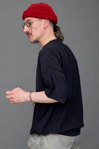 YASHIKI Mebuki S/S Knit (Sprouting) YSK-26SS-KN12 BLACK