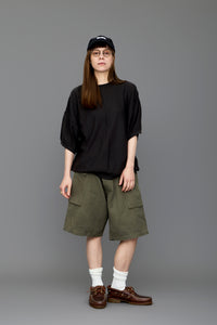 YASHIKI Mebuki S/S Knit (Sprouting) YSK-26SS-KN12 BLACK