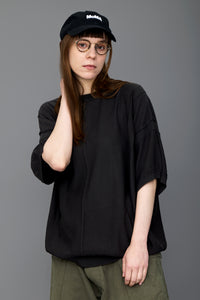 YASHIKI Mebuki S/S Knit (Sprouting) YSK-26SS-KN12 BLACK