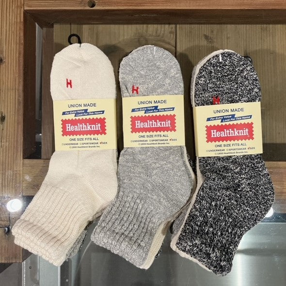 Healthknit / SLAB H MARK QUARTER 3P SOX