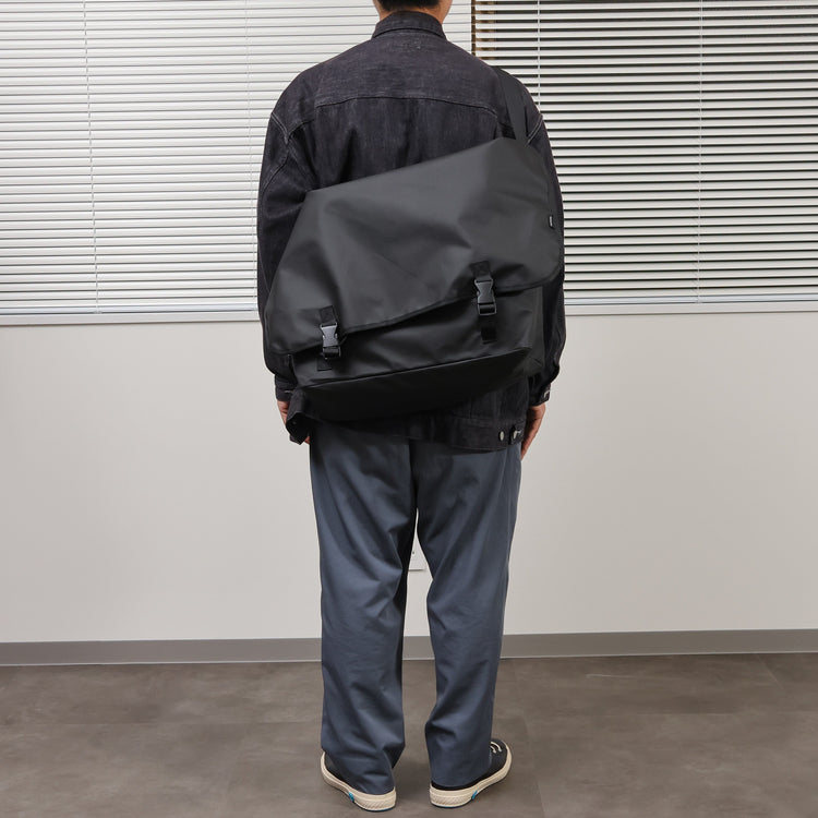 PACKING/ MESSENGER BAG MAT BLACK PA-008
