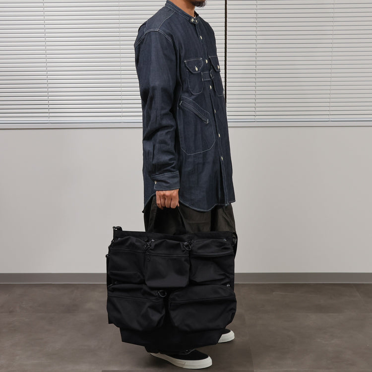 FADEN/ Chaos grid shoulder bag “006_Greenwood”