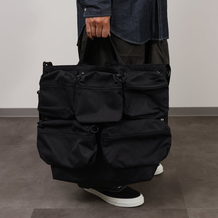 FADEN/ Chaos grid shoulder bag “006_Greenwood”