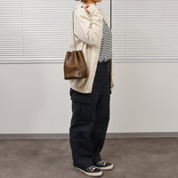 REEL/ Square drawstring bag（スクエア ドローストリング バッグ）