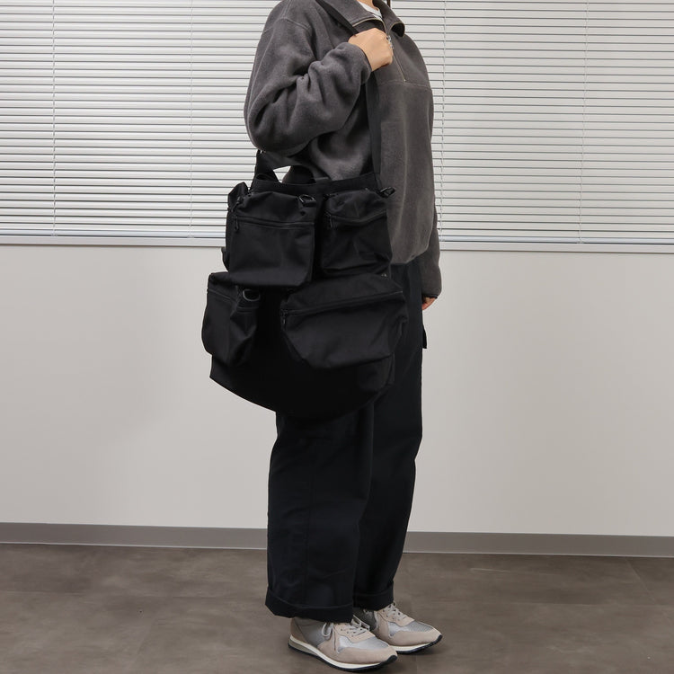 FADEN/ Chaos grid shoulder bag “006_Greenwood”