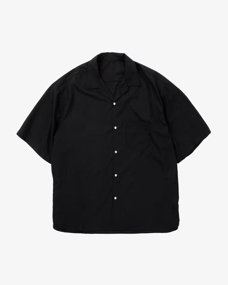 Sillage / re-engineered overshirt short sleeve black