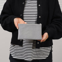 REEL/Flat zip pouch　size:M（フラットジップポーチ）